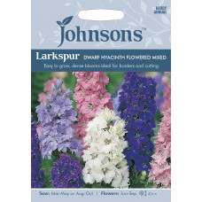 Larkspur - Dwarf Hyacinth Flowered Mixed